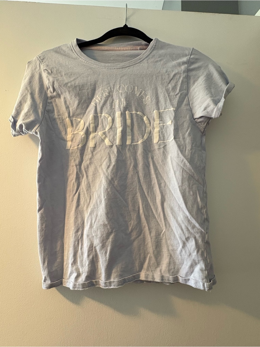 Bride Graphic Tee - Light Blue Women's Crewneck Shirt